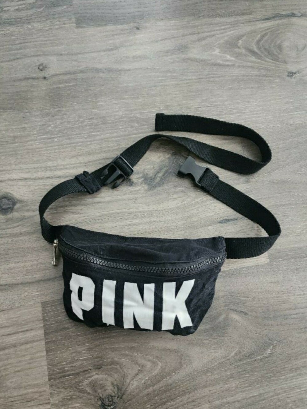 VS PINK black & White Fanny Pack